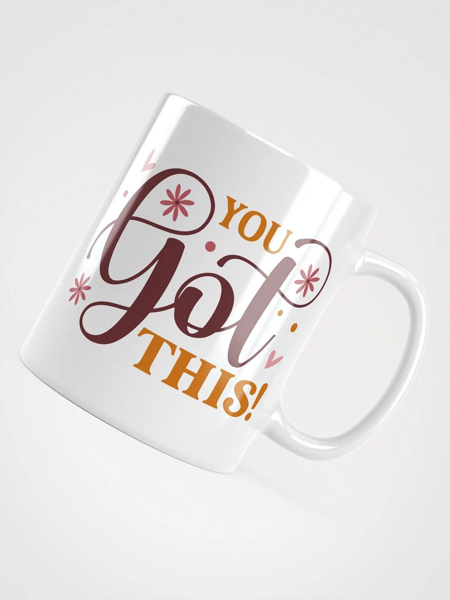 Floral Inspiration White Glossy Mug product image (4)