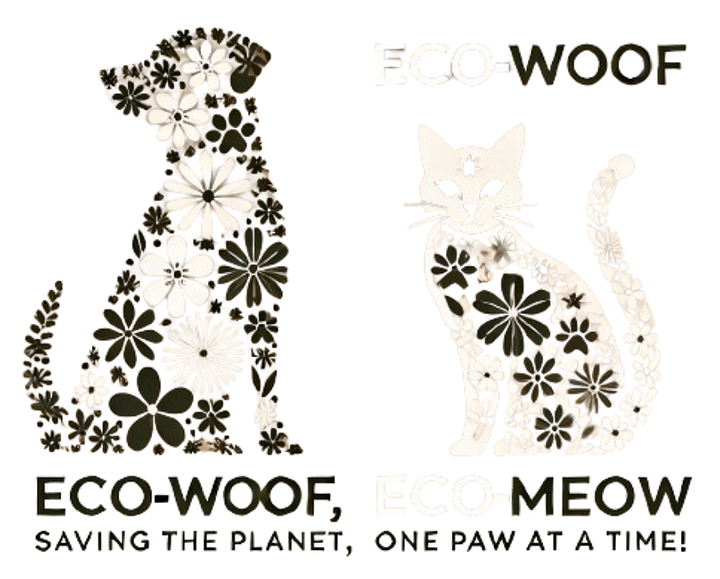 Eco-Paws: Floral Pet Silhouette Art product image (1)