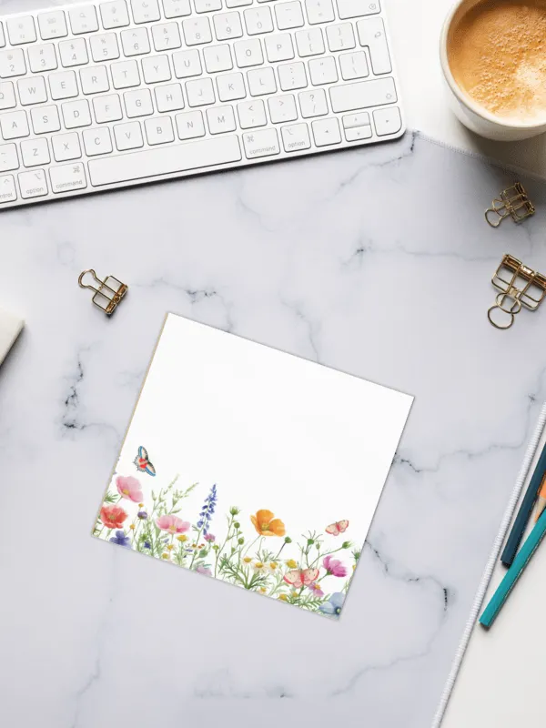 Spring Floral Butterflies Notepad product image (2)