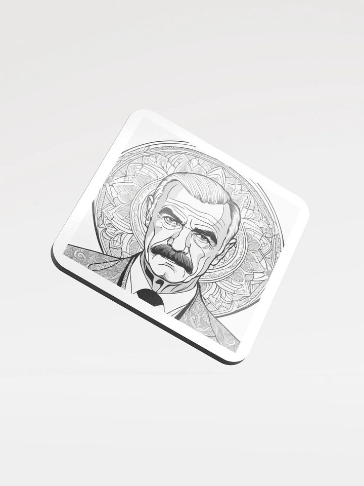 Mandala Mustache Coaster Set product image (1)