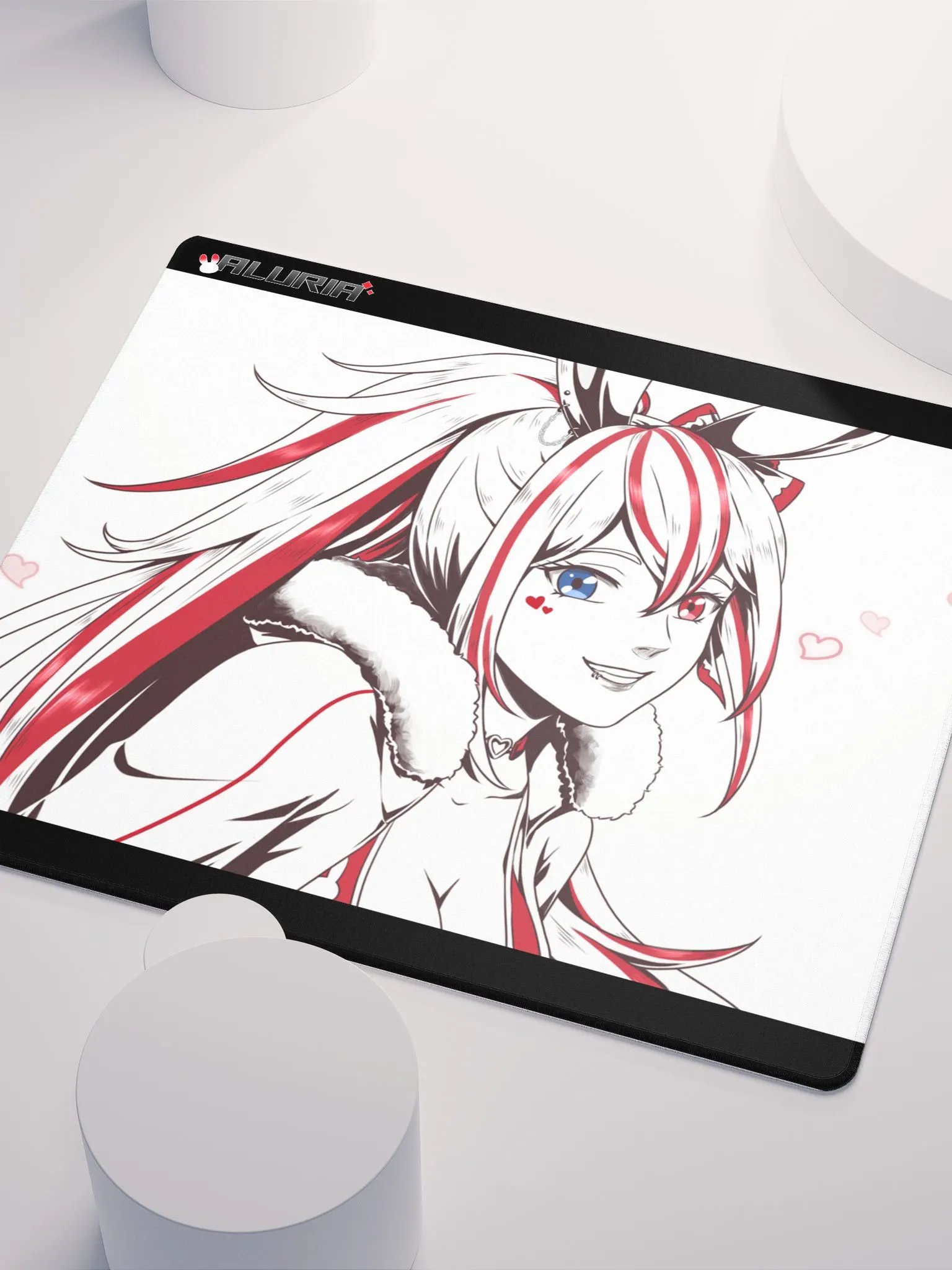 Aluria B&W Smile - Gaming Mousepad product image (3)