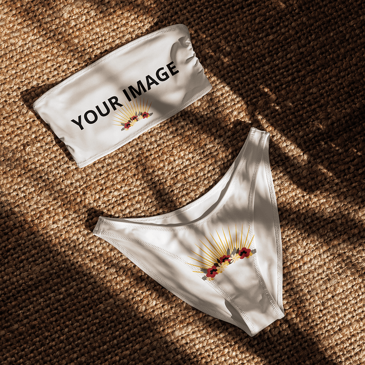 Sunflower Bliss Bandeau Bikini Set product image (1)