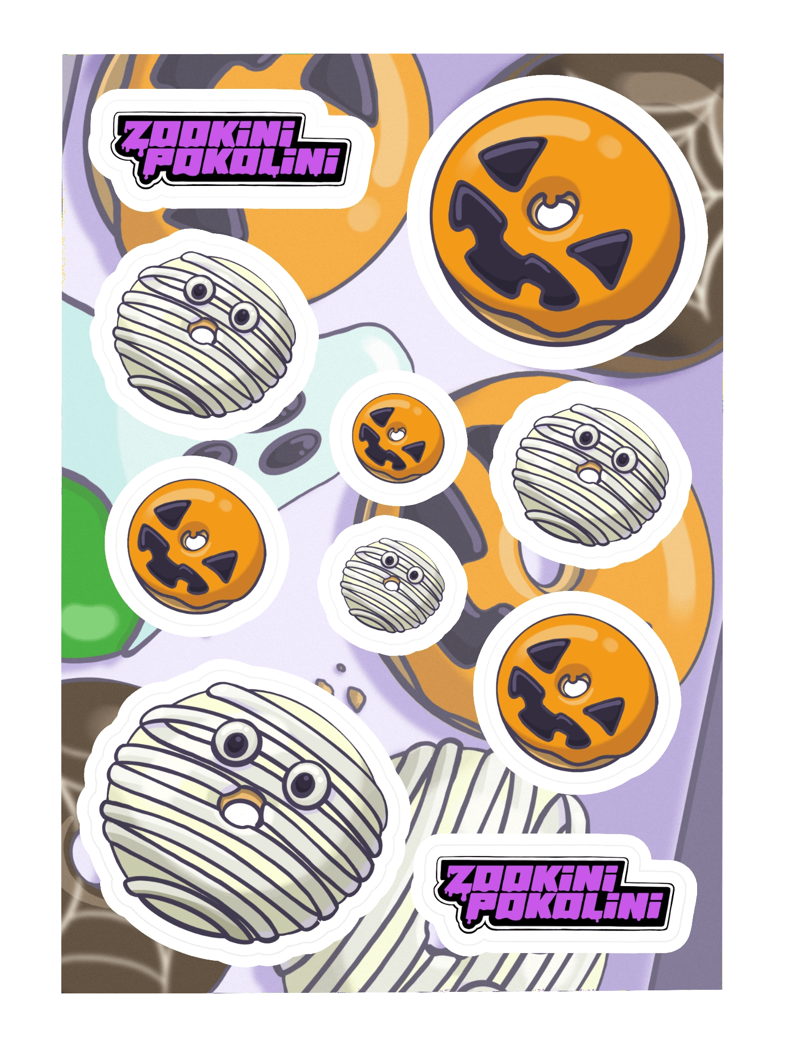Spooky Donuts Sticker Pack product image (3)