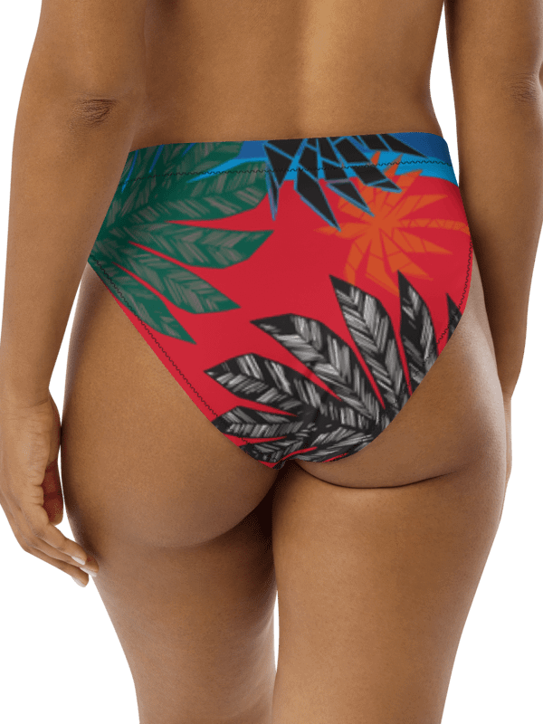 Tropical vision-Recycled High Waisted Bikini Bottom product image (4)