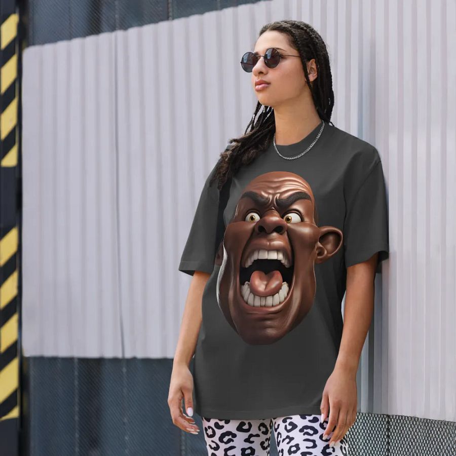 Big head unisex t-shirt product image (1)