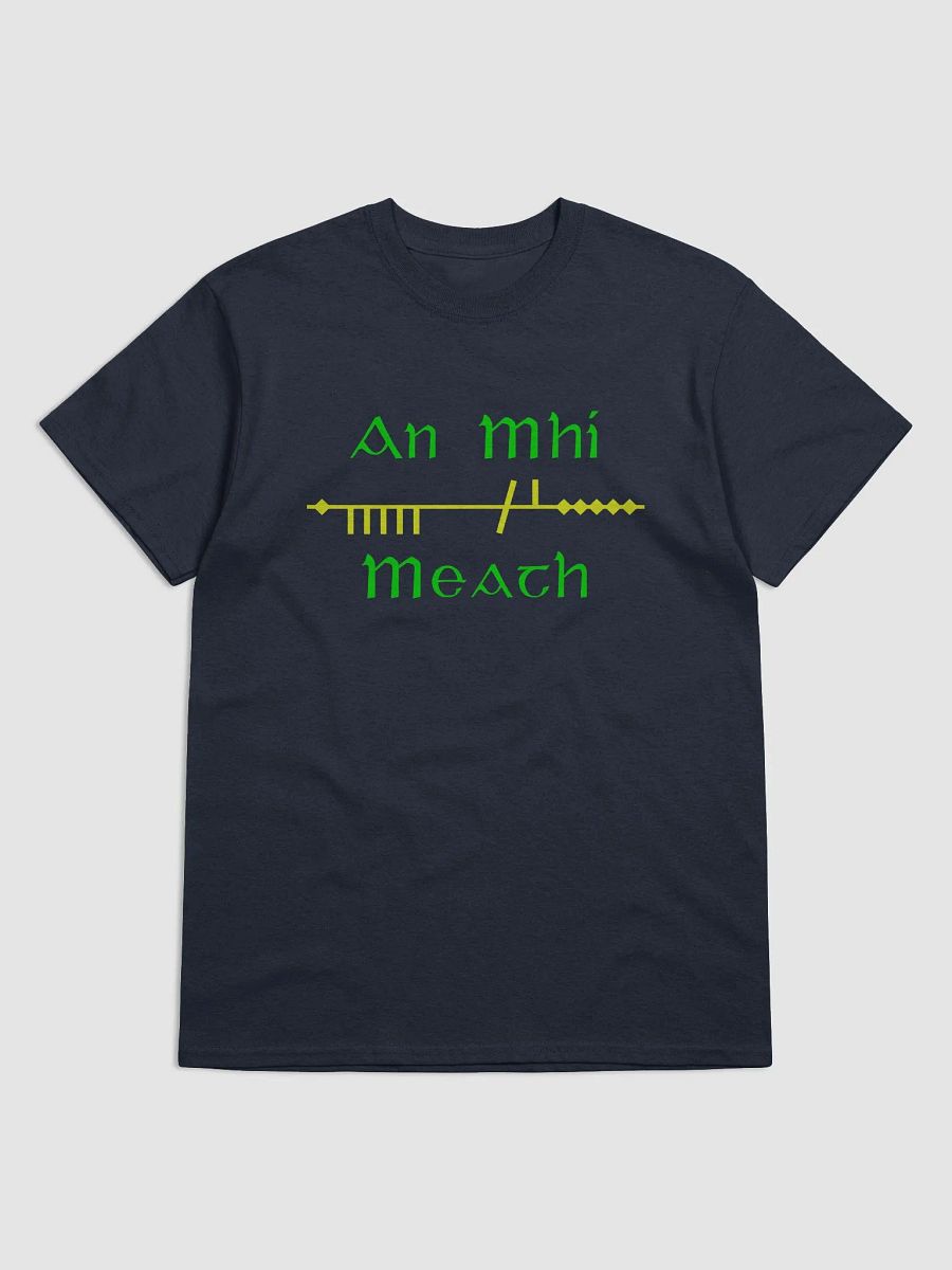 Meath/An MhÍ Scholastic style Ogham printed T-shirt product image (1)
