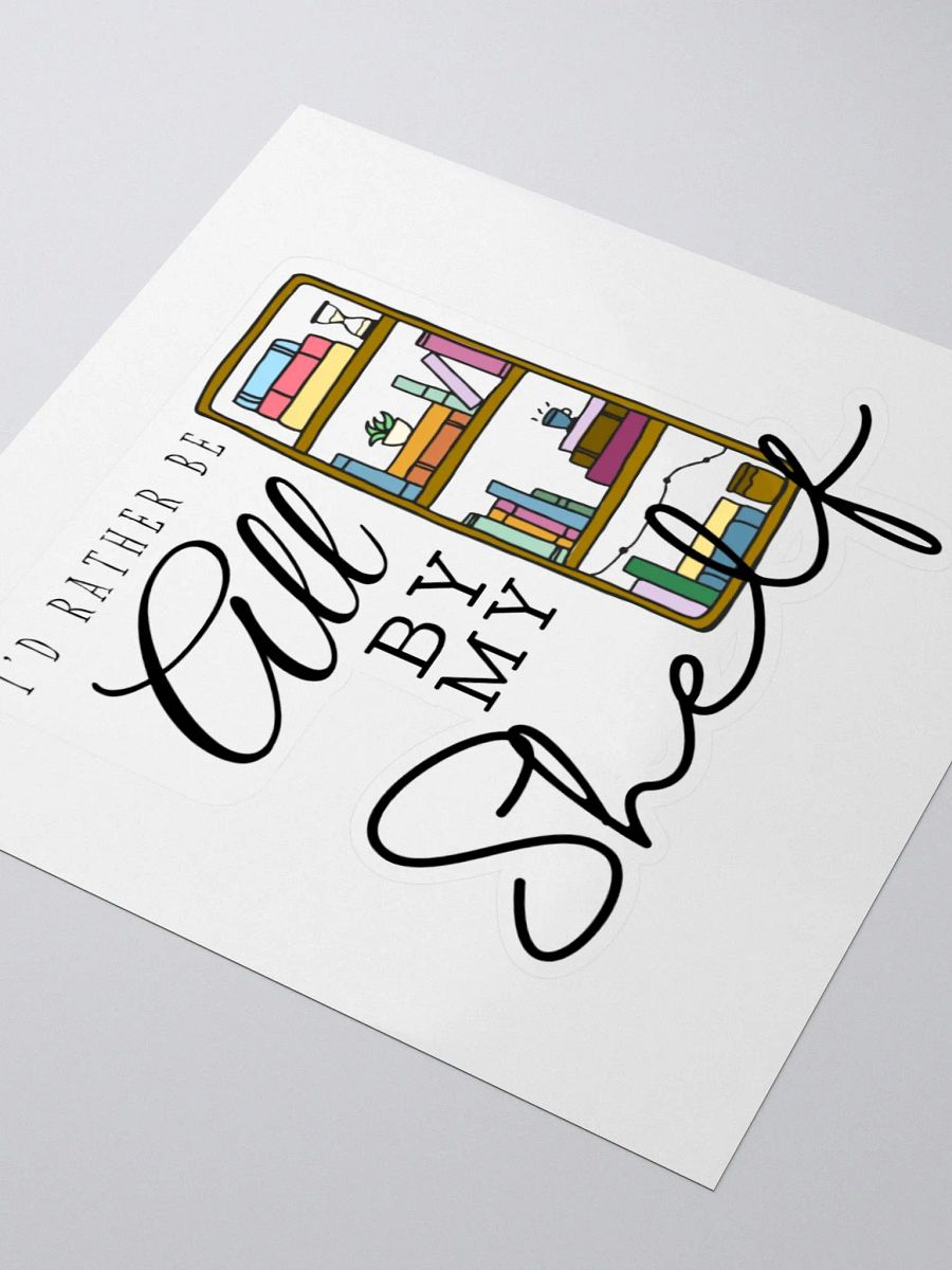 All By My Shelf Sticker product image (3)