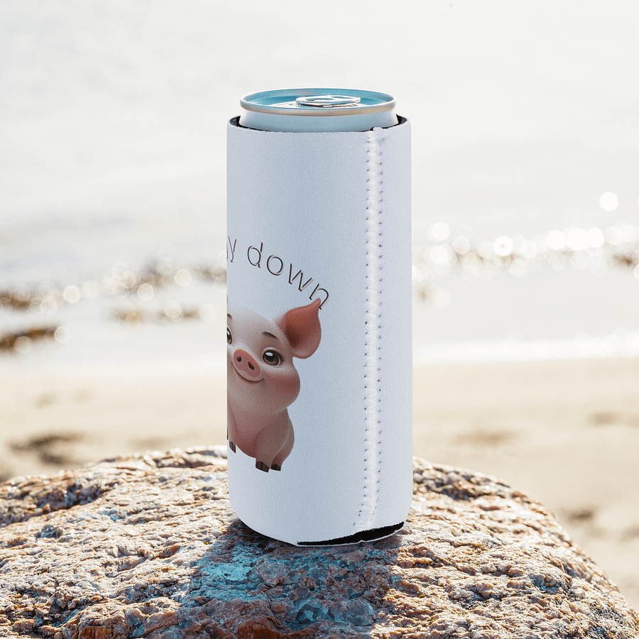 Piggy Down Coozie Can Cooler product image (17)