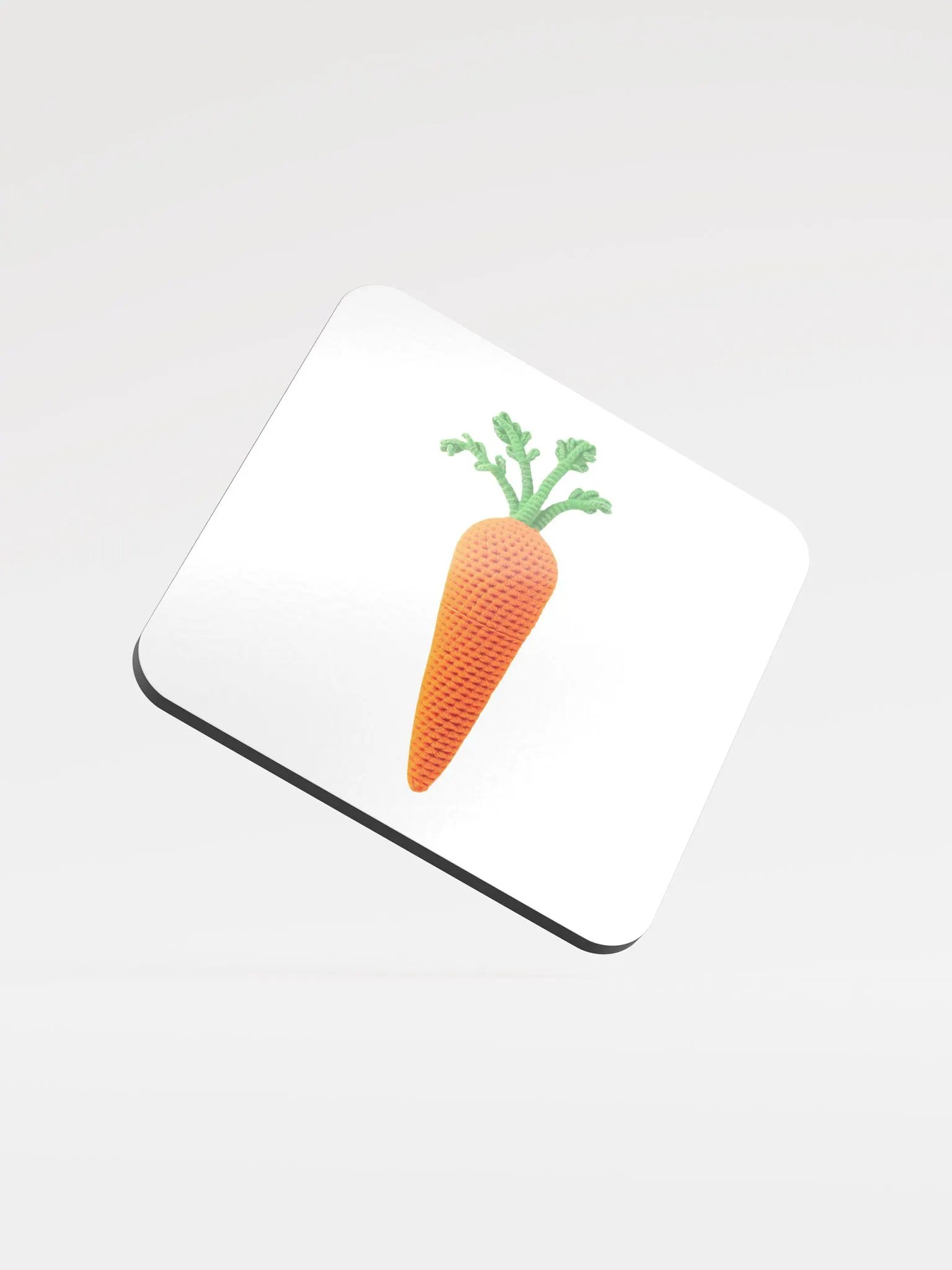 CozyAvocado Glossed Cork Coaster Carrot #1 product image (1)