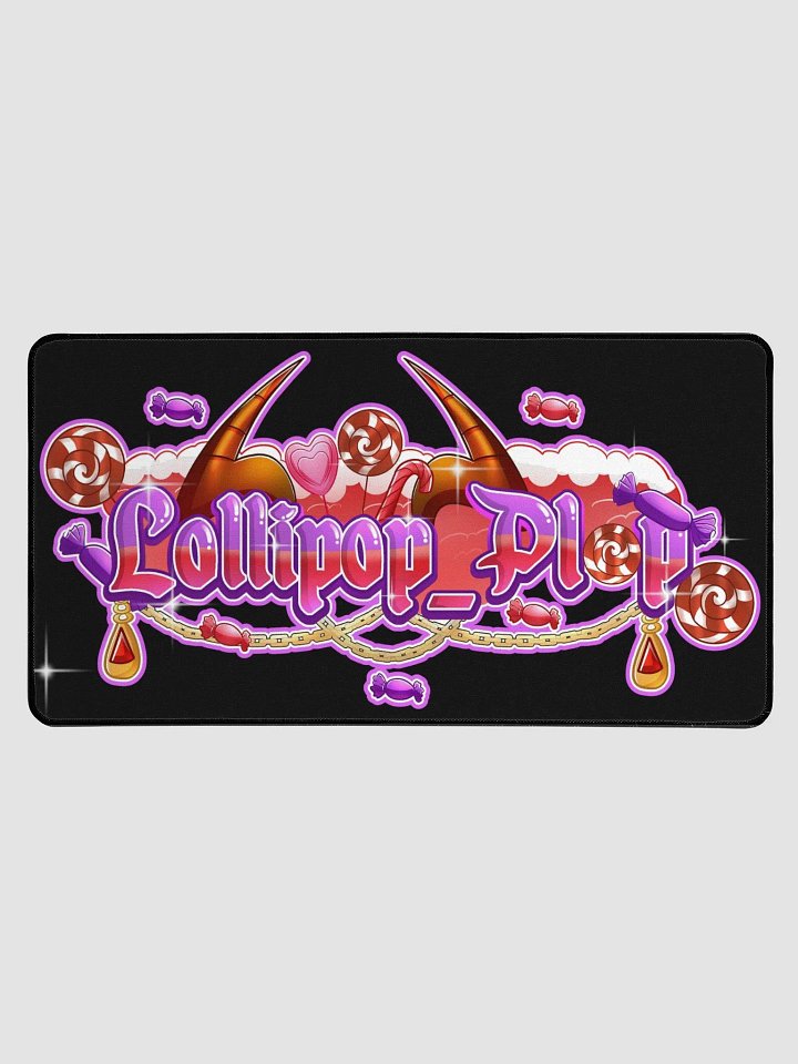Lollipop Desk Mat Black Large product image (1)