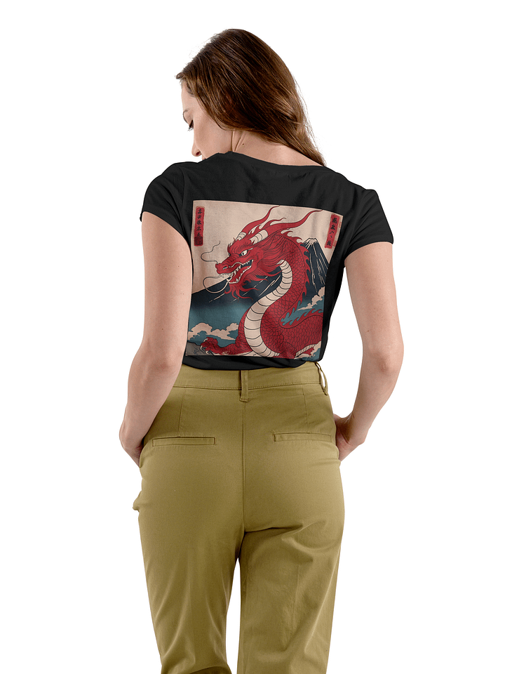 Ryoshin - Shuten-dōji (Crimson Dragon), Ancient Ryū Collection, T-Shirt, Back Design product image (1)