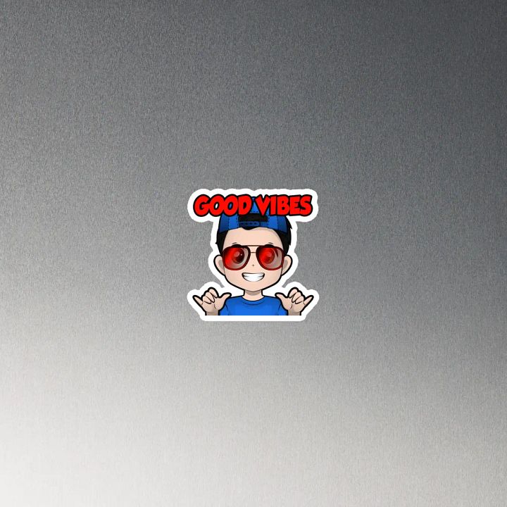 Good Vibes Die-Cut Magnets product image (2)