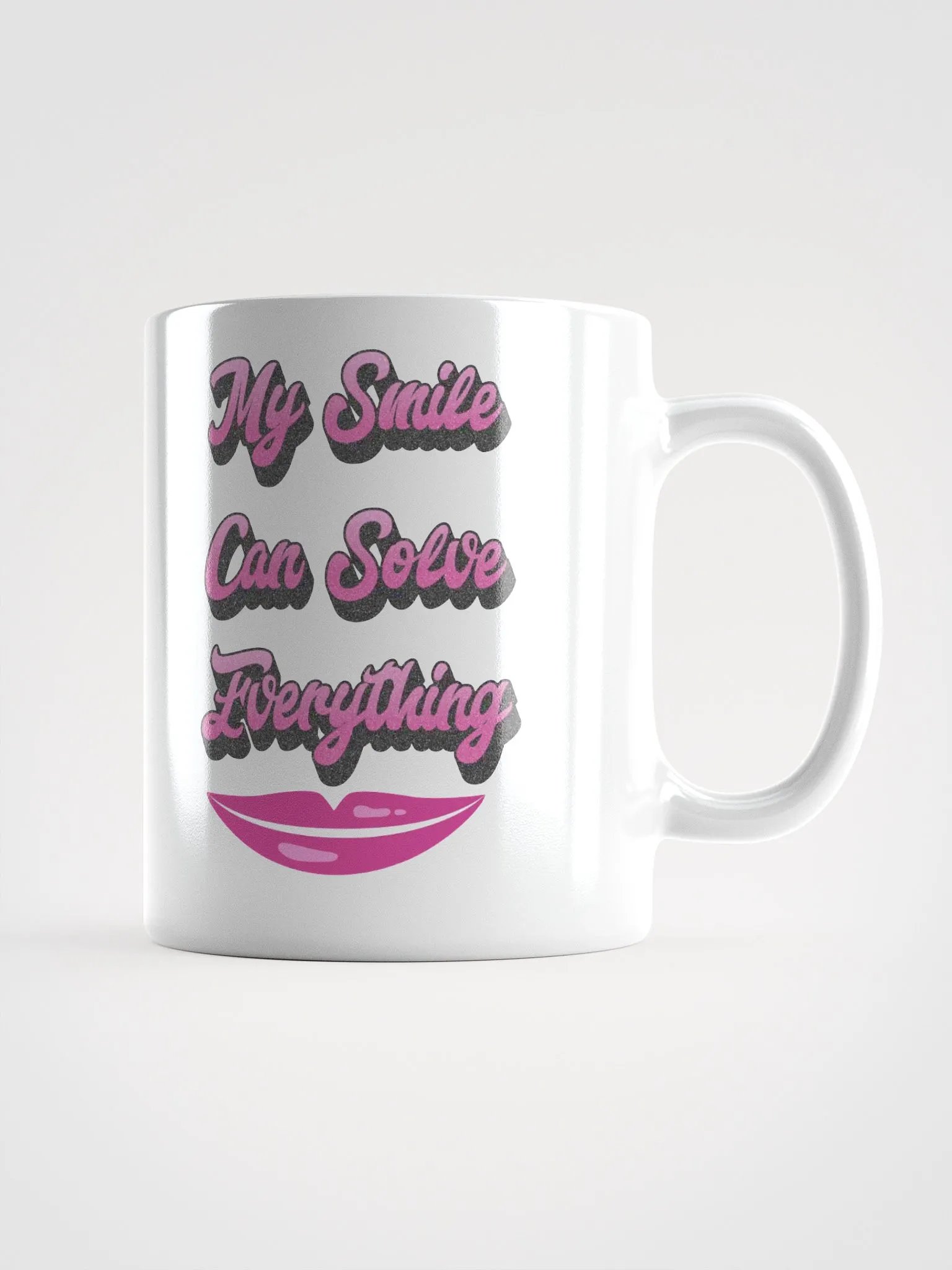 My Smile Can Solve Everything White Mug product image (2)