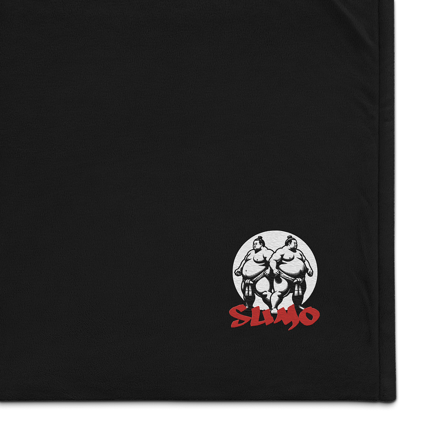 Sumo Showdown Embroidered Sherpa Blanket product image (1)