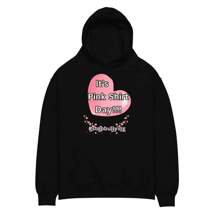 Pink Heart Stop Bullying Hoodie product image (2)