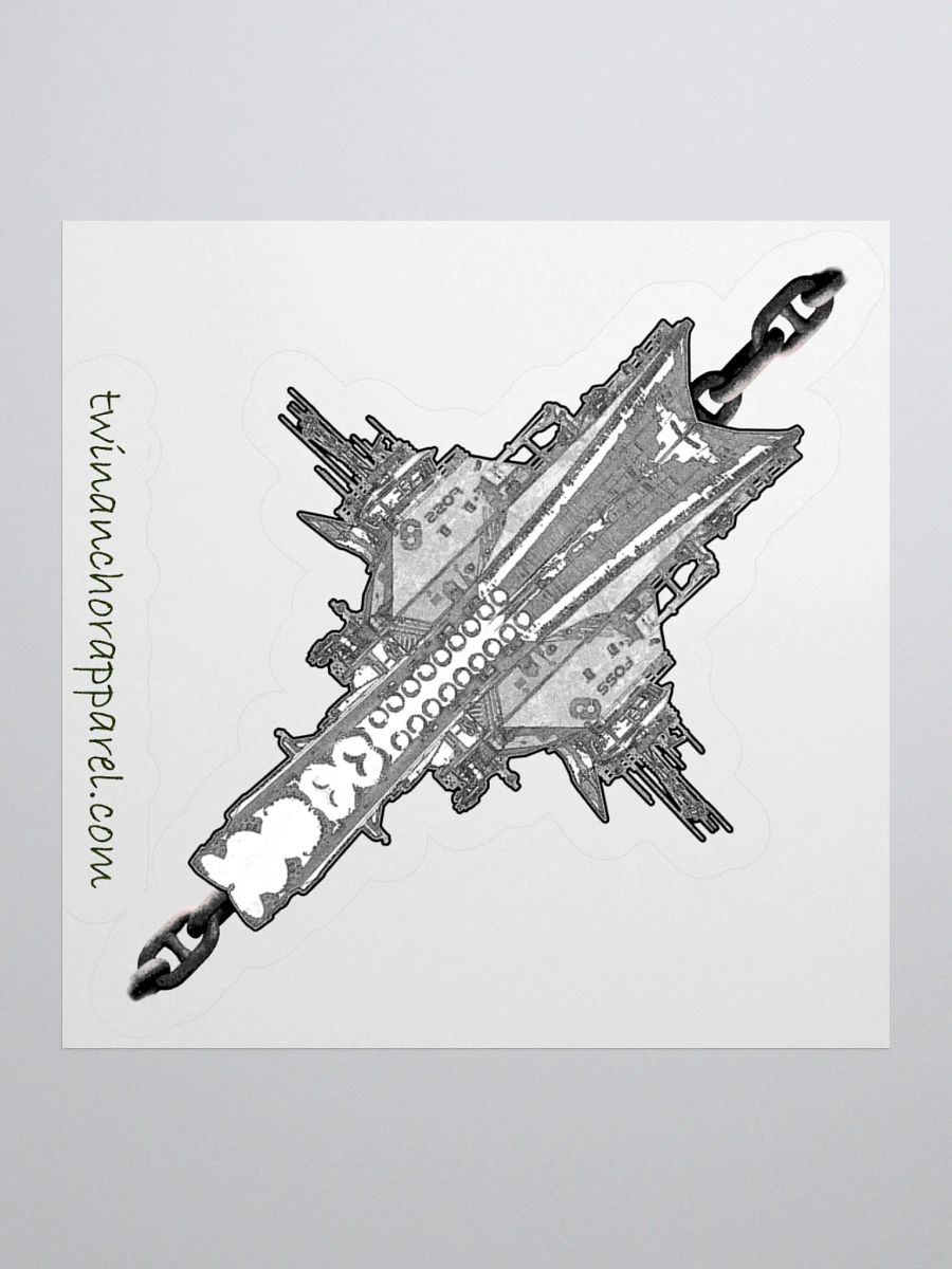 Foss double tug Sketch Kiss Cut Stickers product image (4)