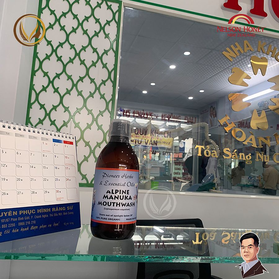 Nước súc miệng mật ong Manuka Nelson Honey Alpine Manuka Mouthwash 500ml product image (2)