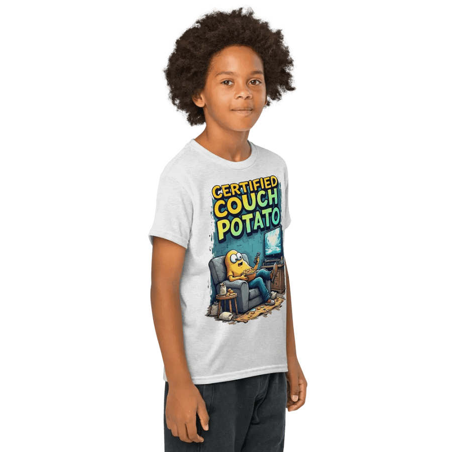 Certified Couch Potato Youth Sports Tee product image (69)
