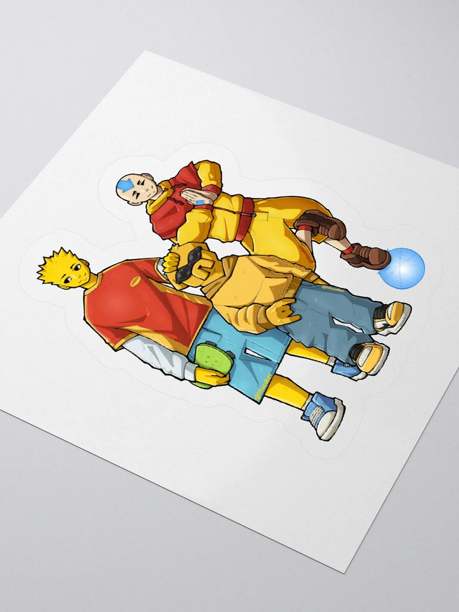 YELLOW TEAM STICKER product image (9)