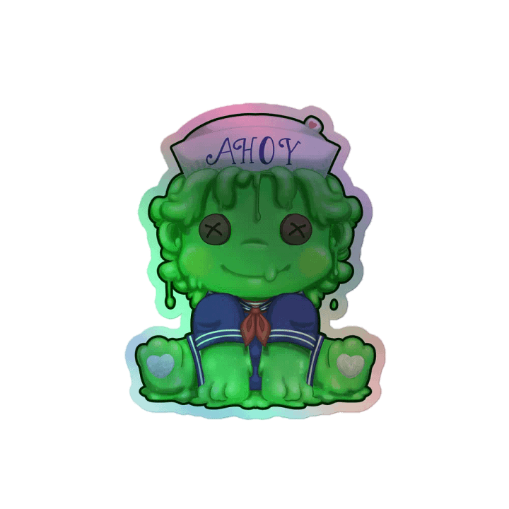 Slimeball Plush Holographic Sticker product image (2)