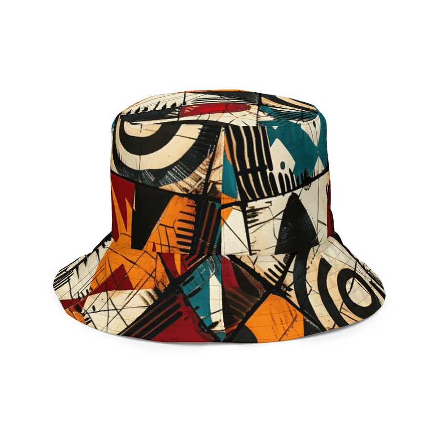 Heritage Patterns: African Tribal Seamless Design Reversible Bucket Hat" product image (11)