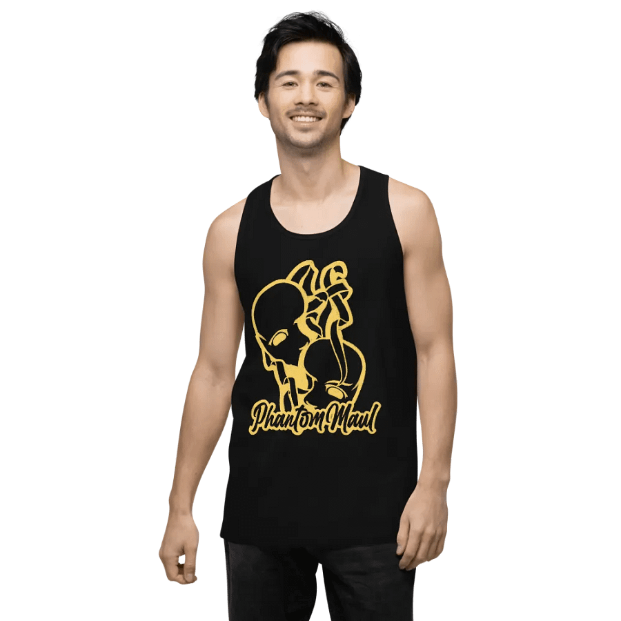 Yellow Big Logo Men's Tank Top product image (16)