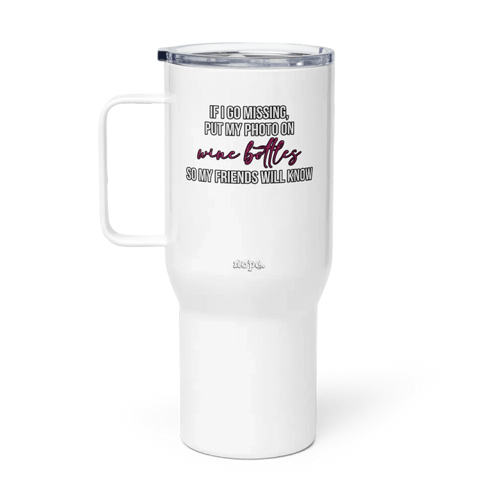 nope. resolute - wine tumbler lg product image (1)