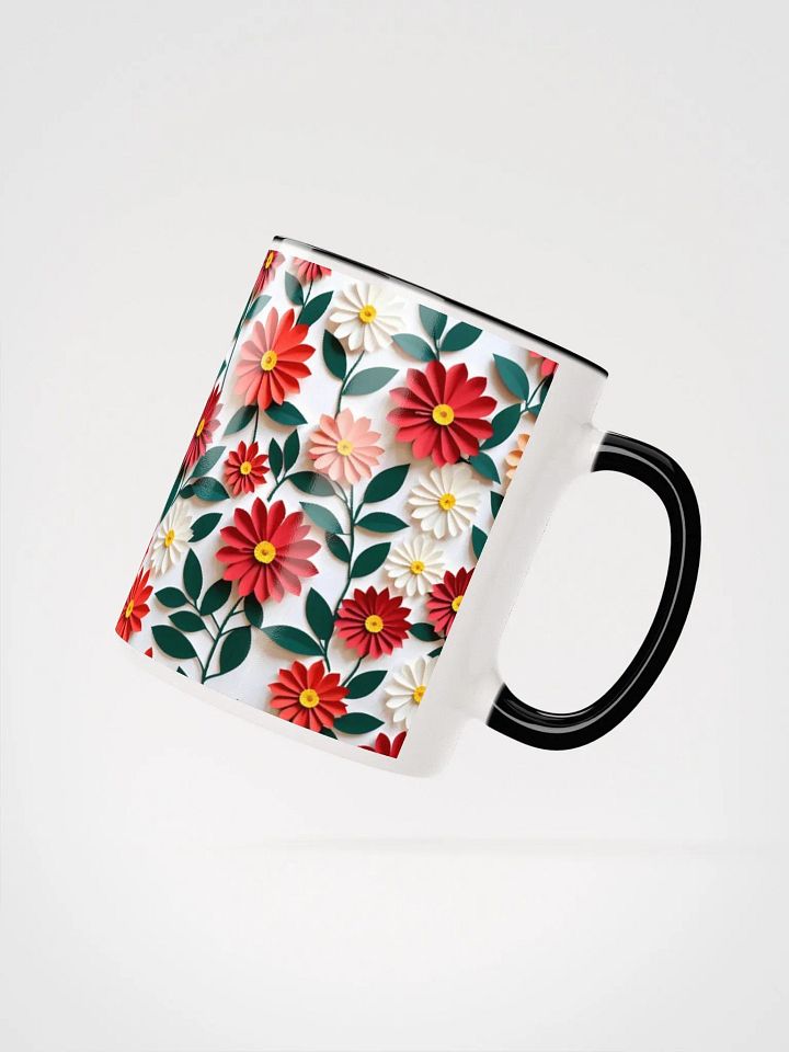 Vibrant Floral Symphony Ceramic Mug product image (12)