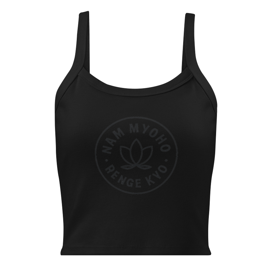 Nam Myoho Renge Kyo Lotus Emblem Ribbed Tank product image (1)