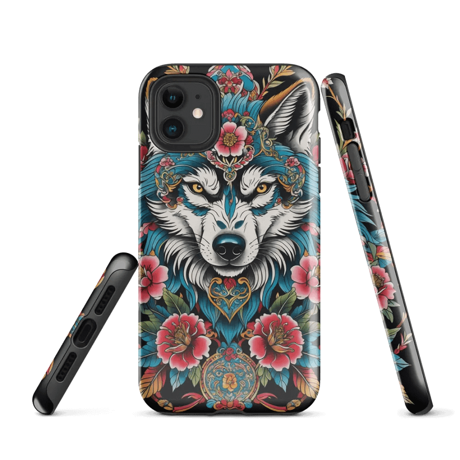 Ornate Wolf Symphony Tough iPhone® Case product image (1)
