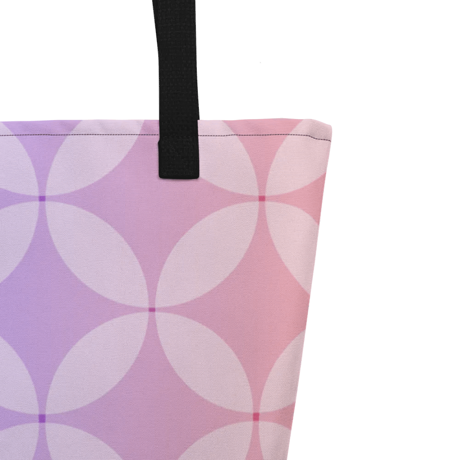 Harmony Circle Polyester Tote Bag product image (3)
