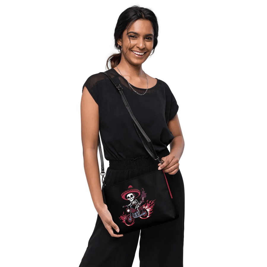 Bone to be Wild Flip-Sided Faux Leather Crossbody Bag product image (3)
