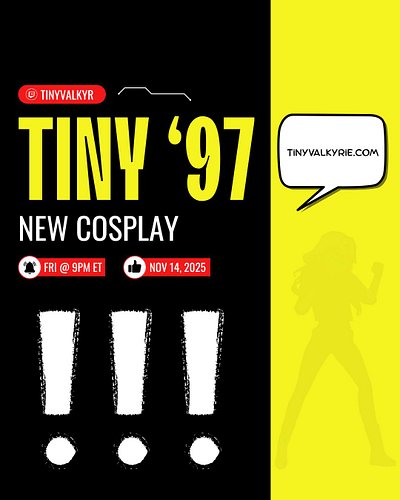 ✨ TINY ’97: New Cosplay Tonight at 9PM ET ✨
The silhouette says nothing… but also everything👀
My newest X-Men ’97 cosplay goe...