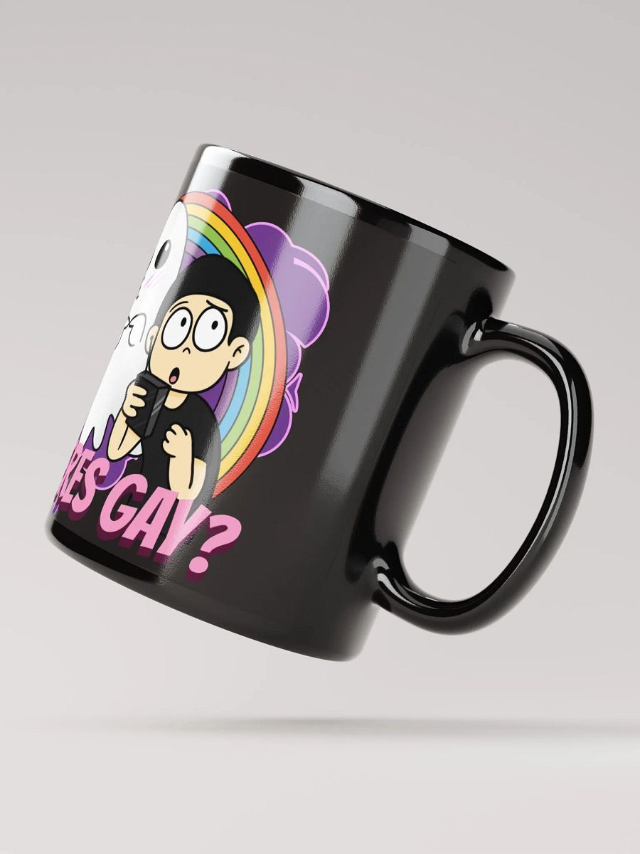 ¿Eres Gay? | Taza Negra Brillante product image (3)