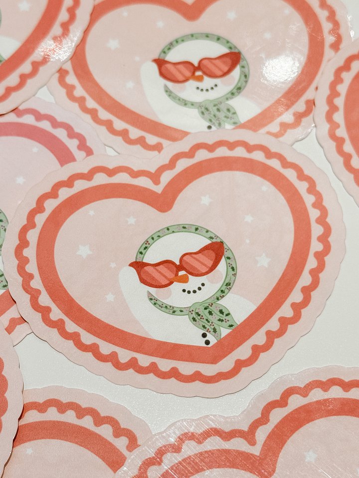 Chillin' Snowman Sticker product image (1)