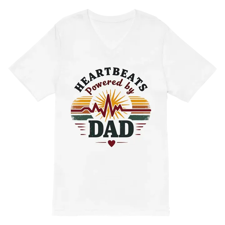 Dad's Heartbeat Sunset T-Shirt product image (2)