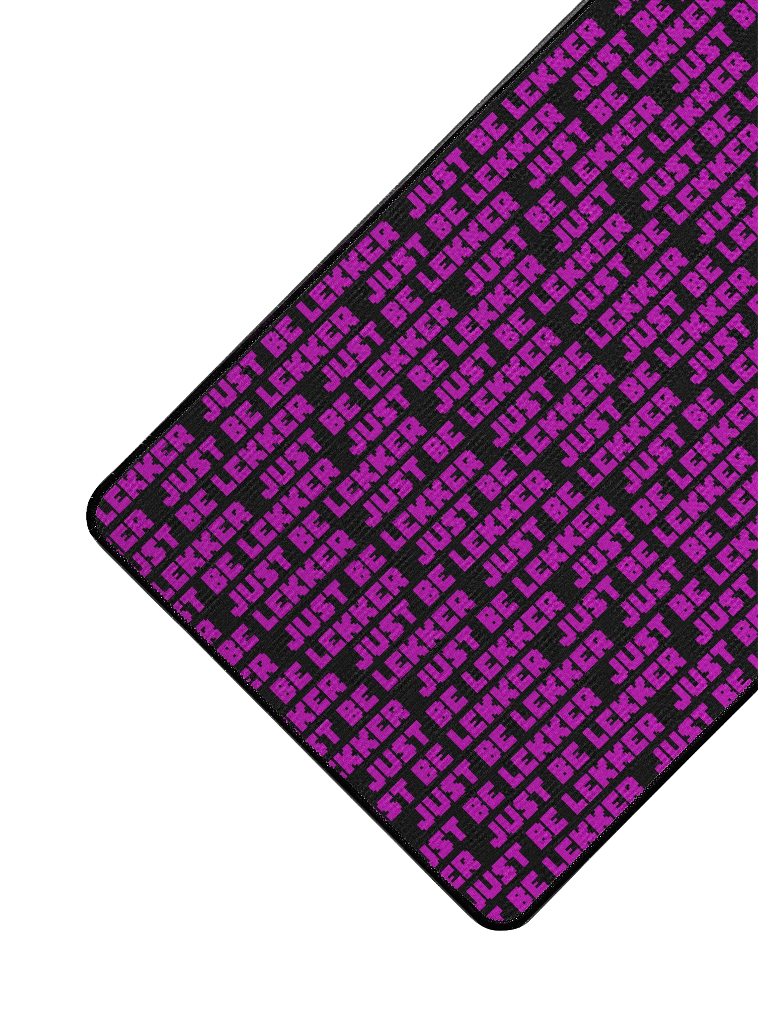 Smithology - "Just Be Lekker" Black/Purple Gaming Mousepad product image (3)