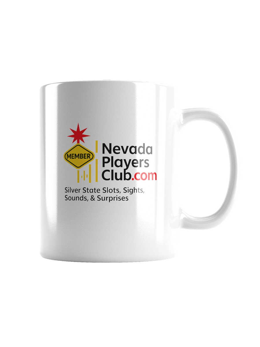 White Nevada Players Club Member Mug product image (5)