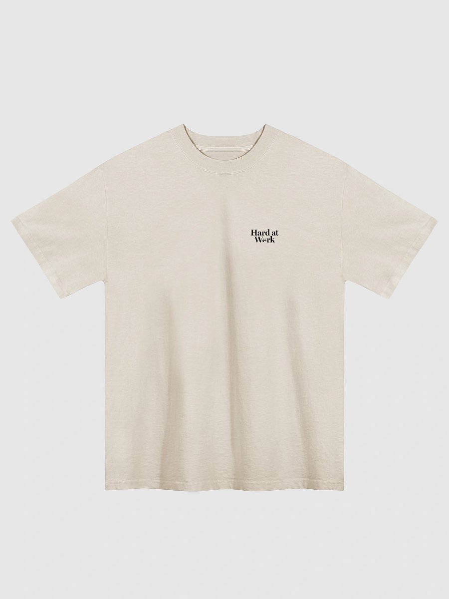Hard at Work Oversized T-Shirt (Bone) product image (1)