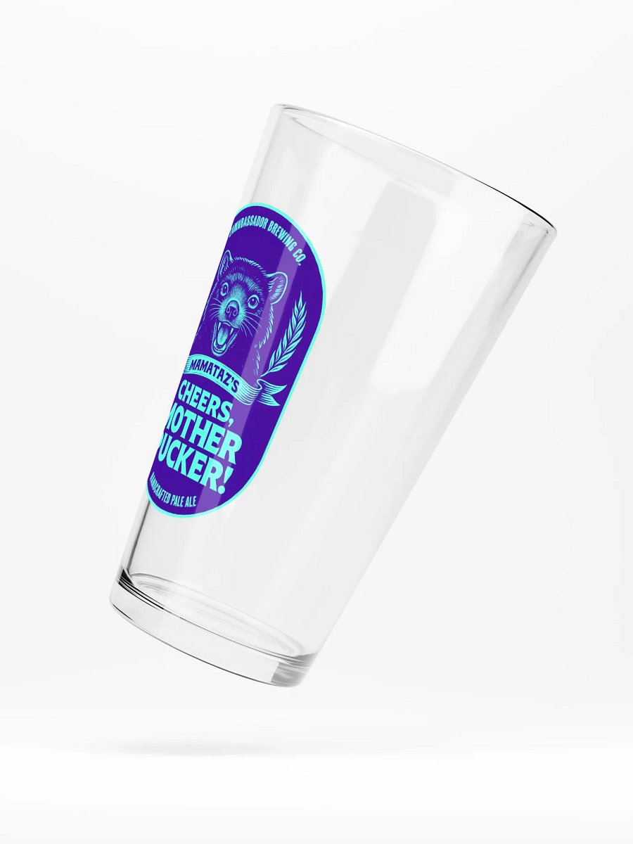 Mamataz's Cheers Mother Pucker Pint Glass product image (5)