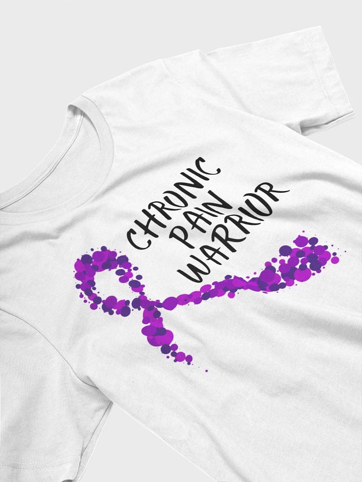 Chronic Pain Warrior Bubble Ribbon T-Shirt - Black Print (Unisex) product image (14)