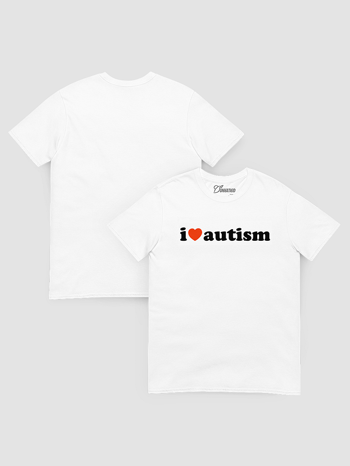 I Heart Autism White Tee product image (1)