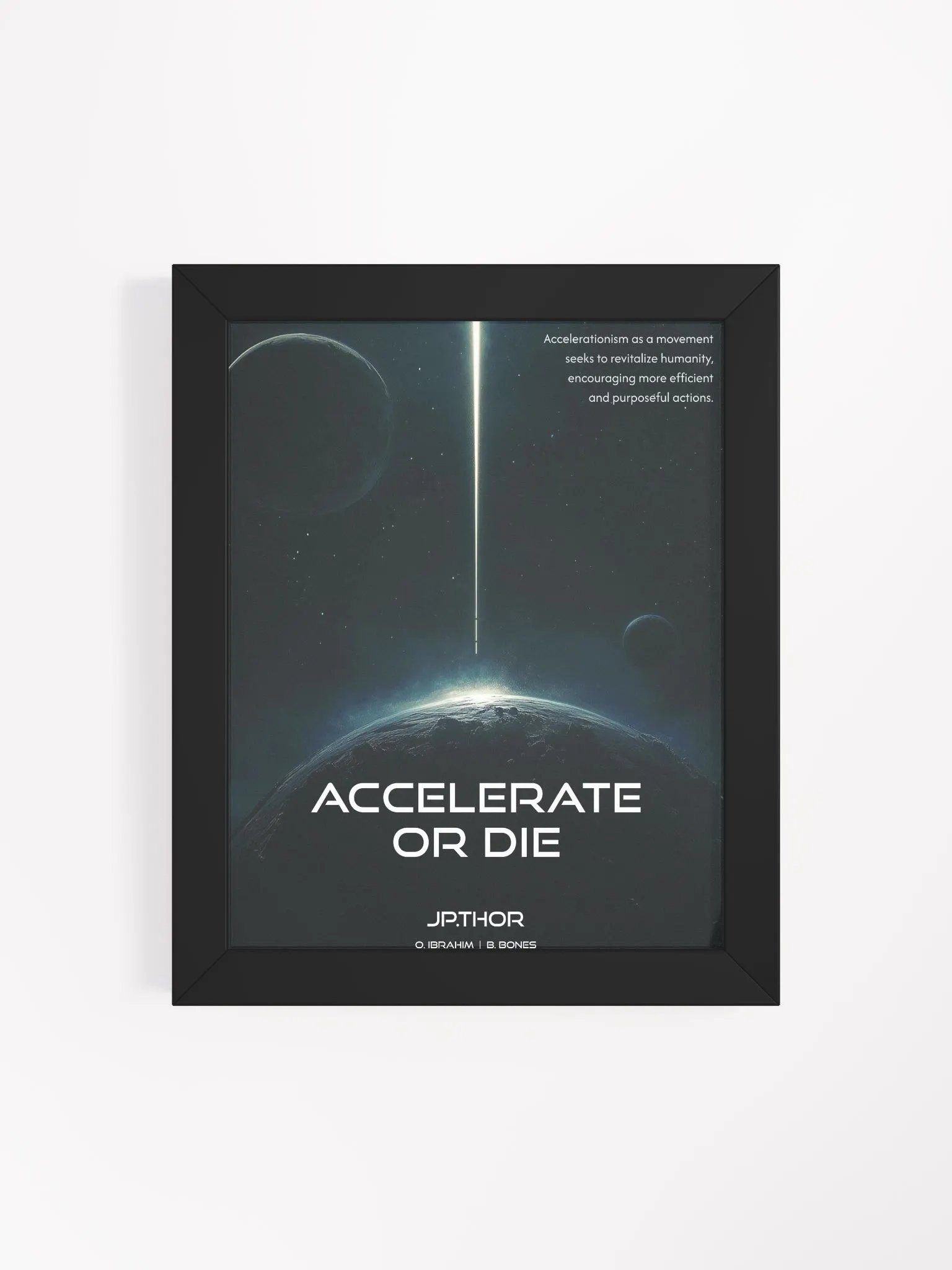 Accelerate or Die: Limited Edition Framed Poster product image (47)