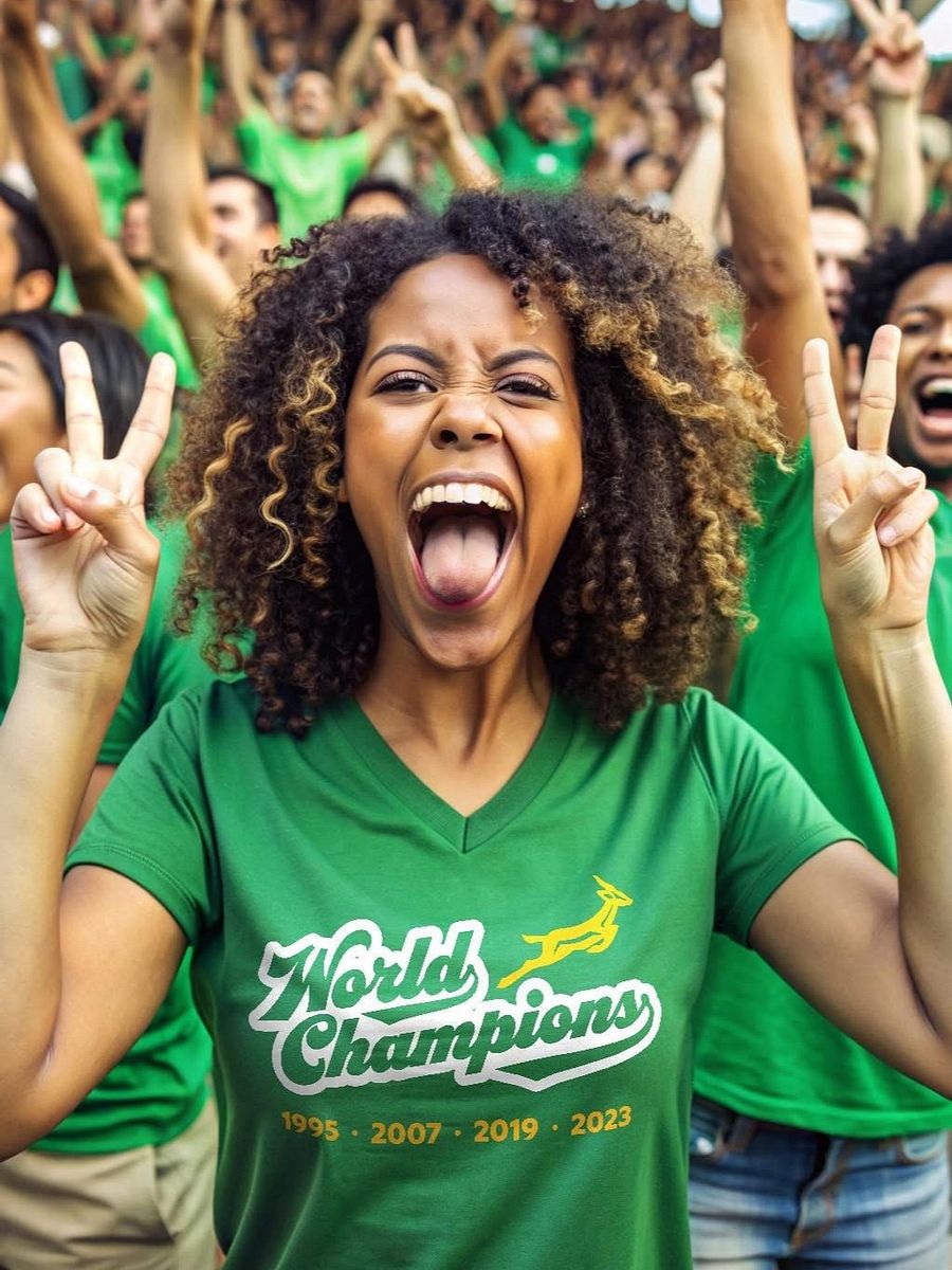 4-time World Champions Springbok rugby Tee product image (4)