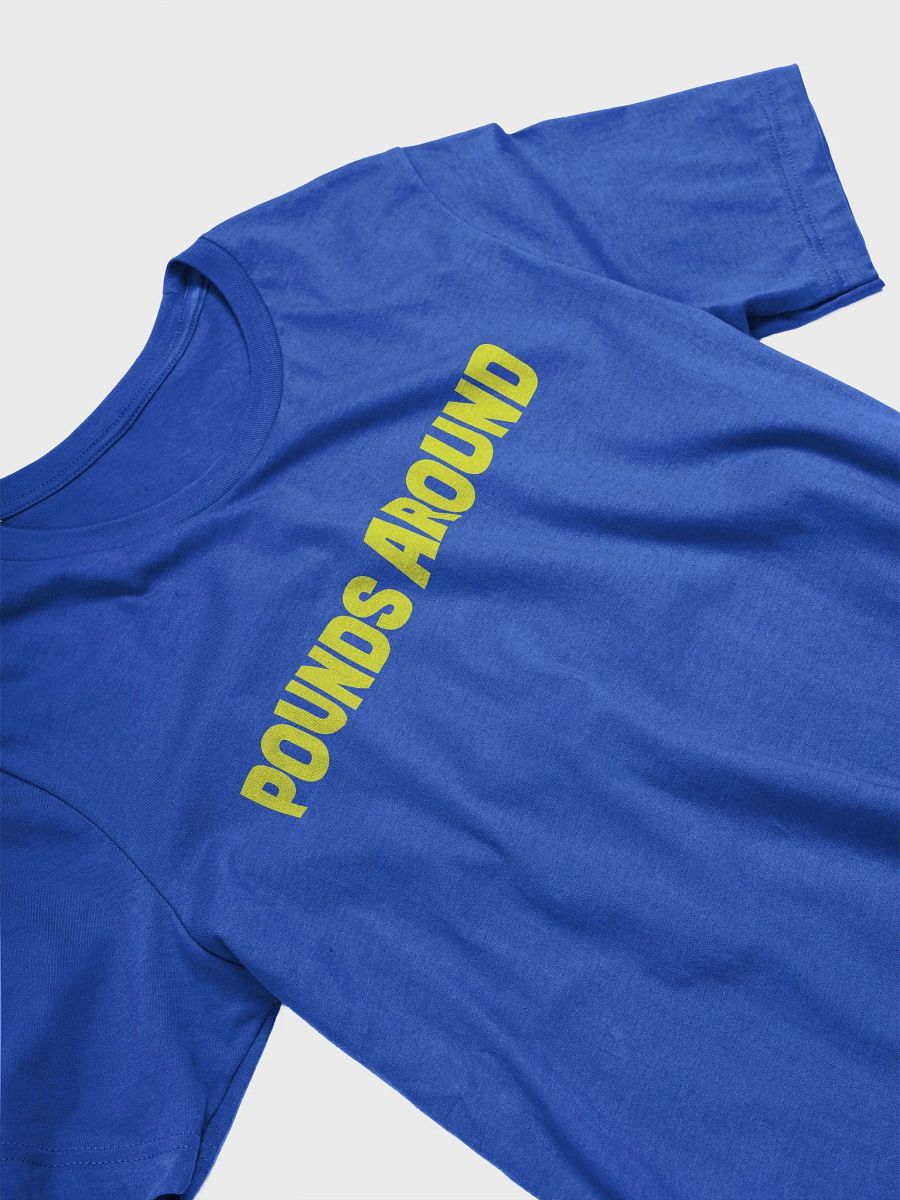 POUNDS AROUND BLUE AND YELLOW SHIRT product image (3)