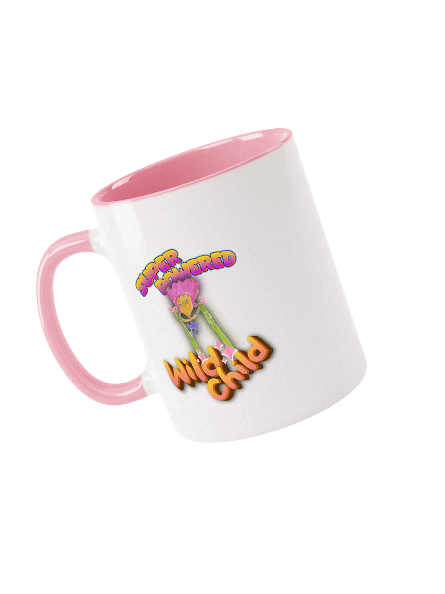 Super Powered Wild Child Ceramic Mug with Color Inside product image (38)