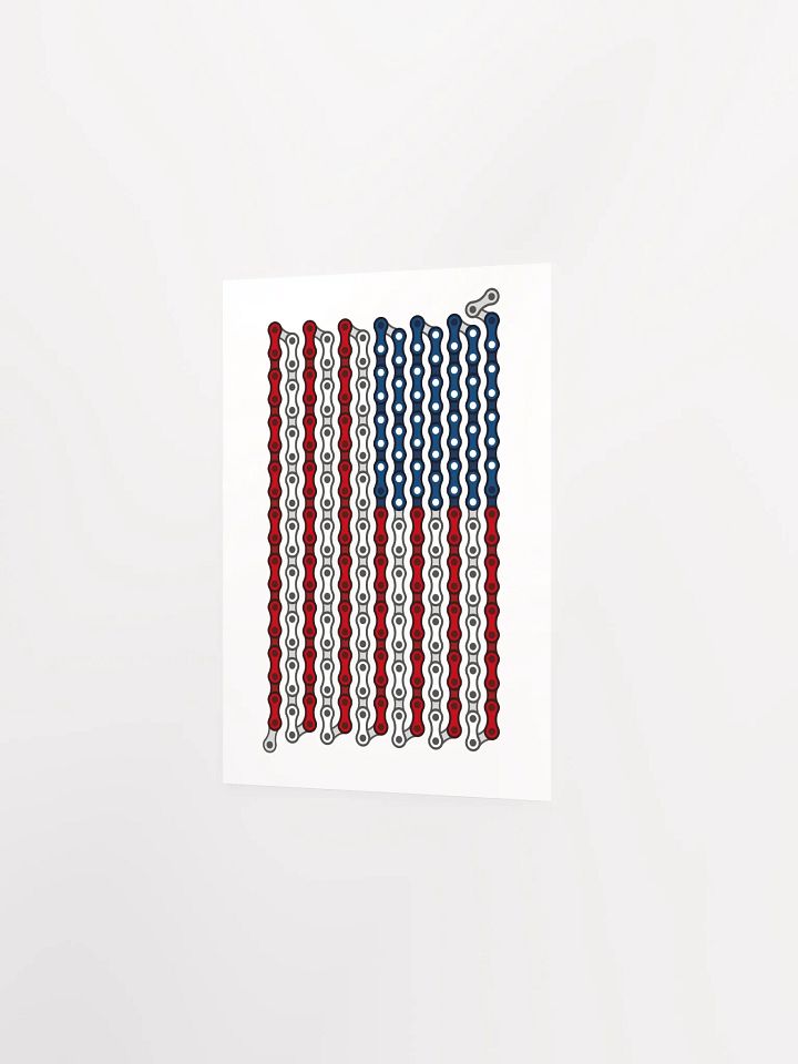 USA 50 States Bike Chain Flag Poster product image (4)