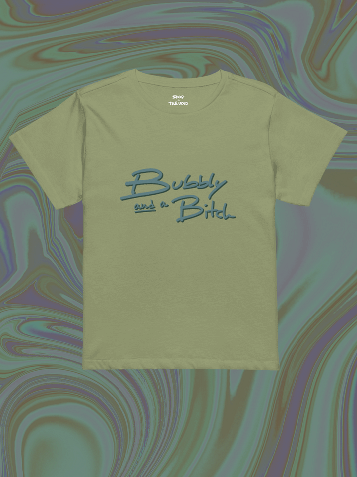 Bubbly and a B*tch (fir design) waist-length tee product image (1)
