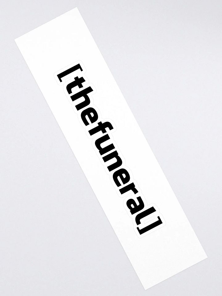 The Funeral Sticker product image (2)