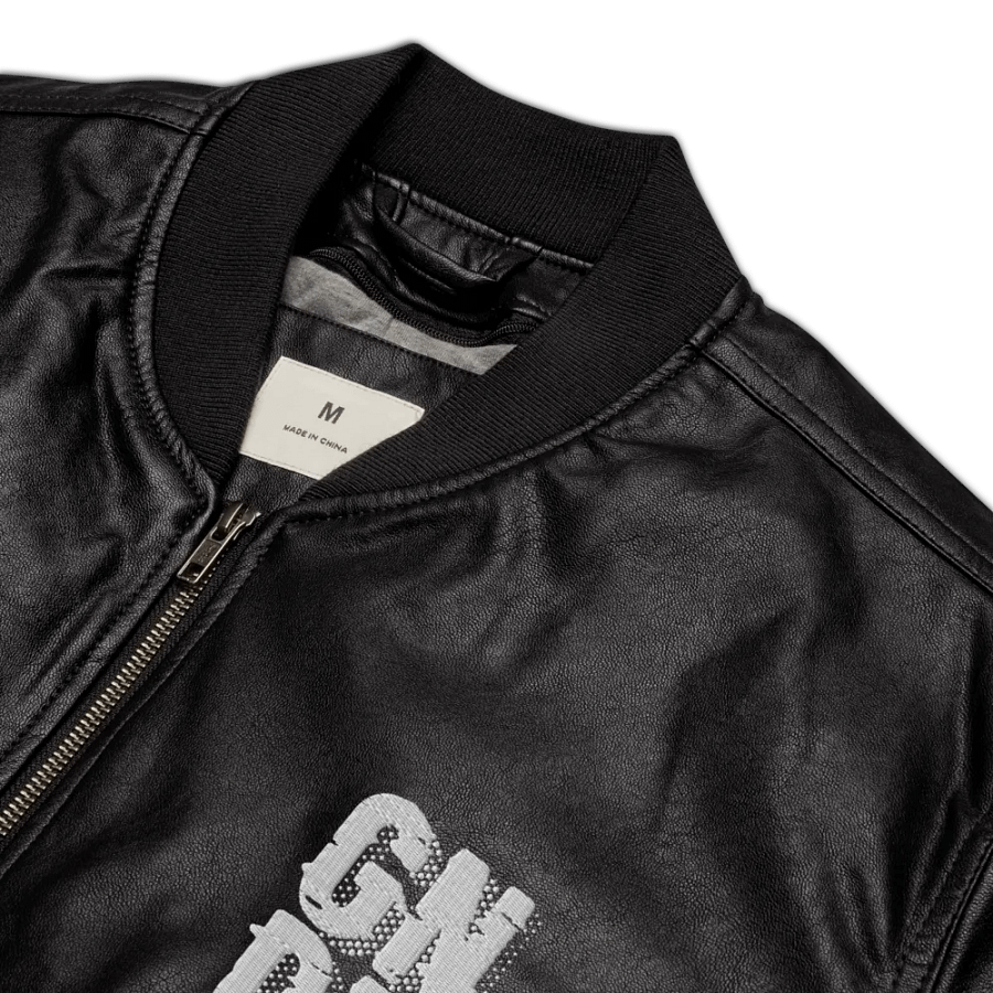GNDN Leather Bomber Jacket product image (12)